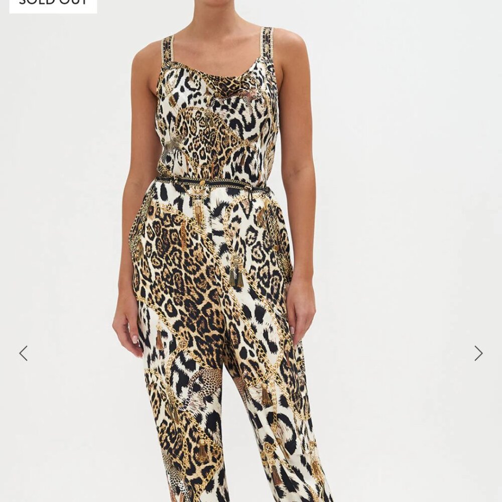 Camilla pants silk size S high end Role Call